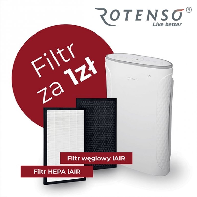 Jeden z filtrów za 1 zł przy zakupie Rotenso Piura