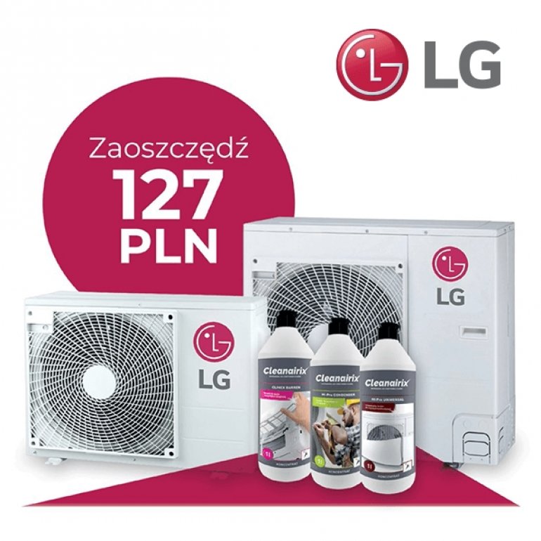 Thermosilesia dodaje Cleanairix do każdej jednostki zewnętrznej klimatyzatorów LG