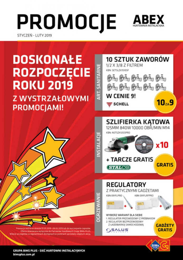Wystrzałowe promocje na Nowy Rok w BIMs PLUS