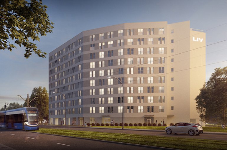 Erbud rozpoczął budowę akademika LIV Kraków