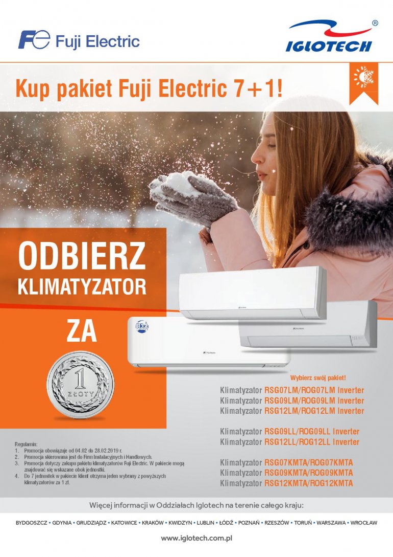 Kup pakiet Fuji Electric 7 + 1 | Iglotech