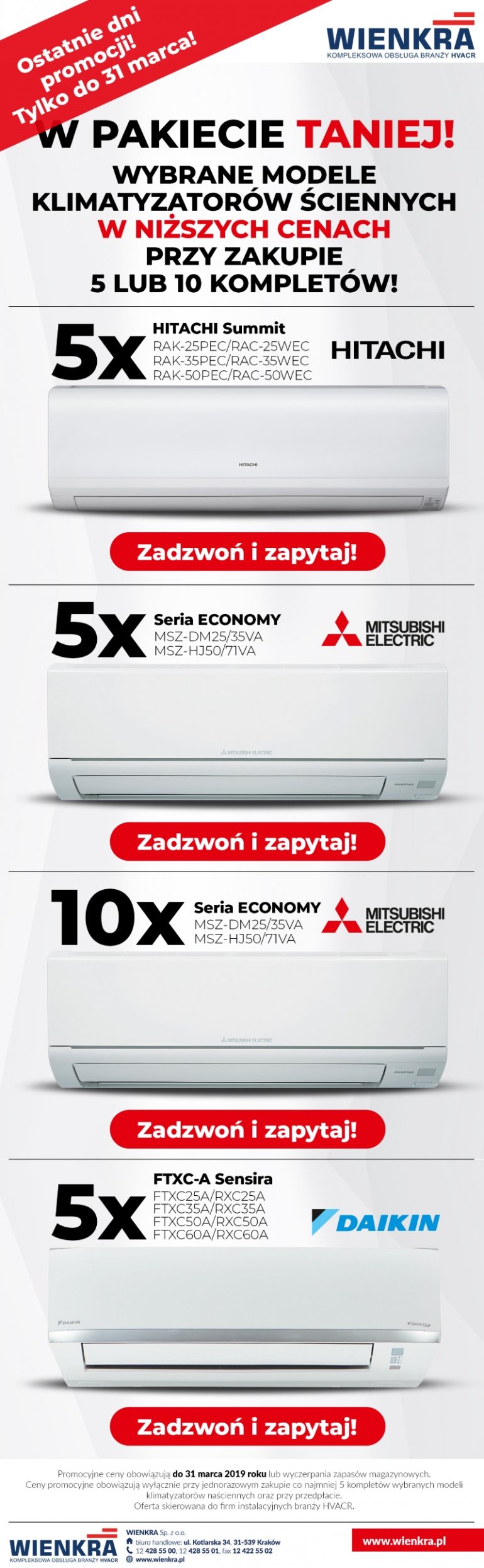 Ostatnie dni promocji pakietowej WIENKRA