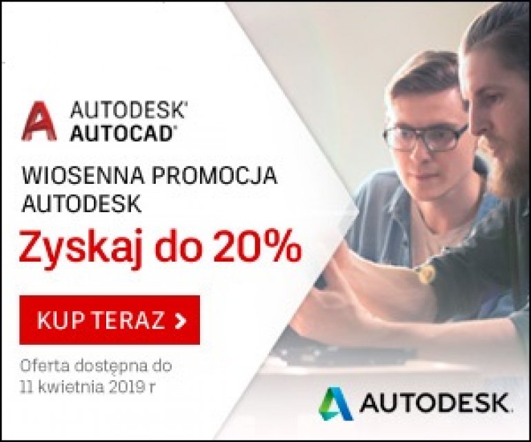 20% rabatu na oprogramowanie Autodesk