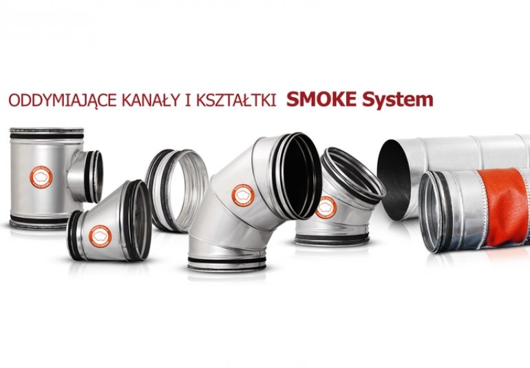 SMOKE System Alnor - oddymiające kanały i kształtki