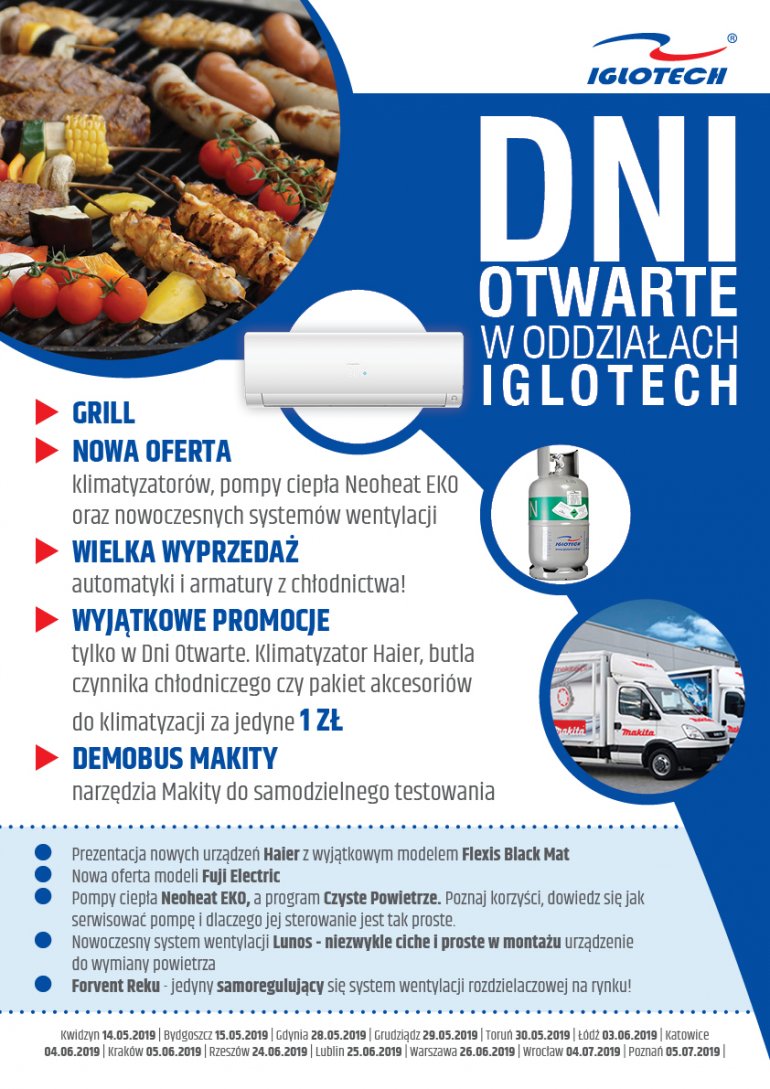 Dni otwarte w oddziałach Iglotech
