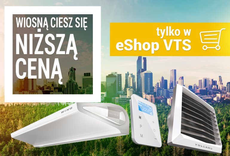 Nagrzewnice VOLCANO i kurtyny WING z silnikiem AC - nowa wiosenna promocja