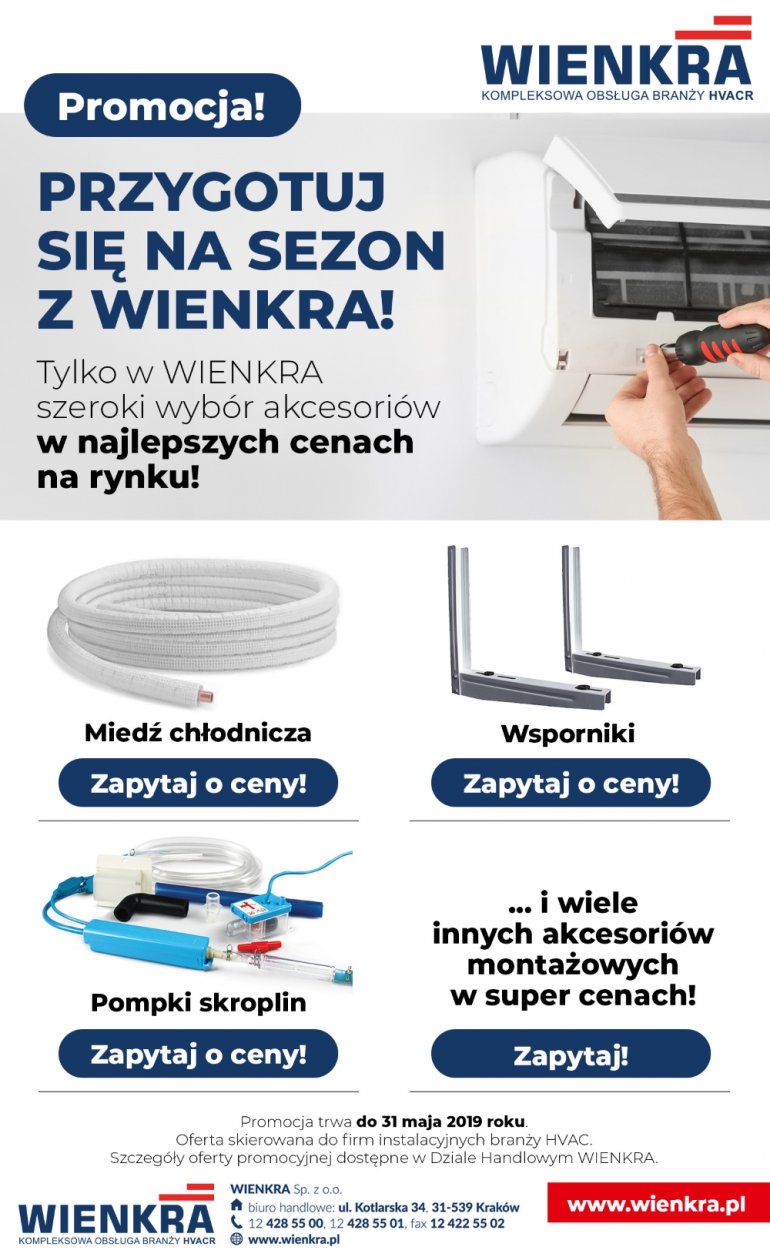 Akcesoria w specjalnych cenach WIENKRA