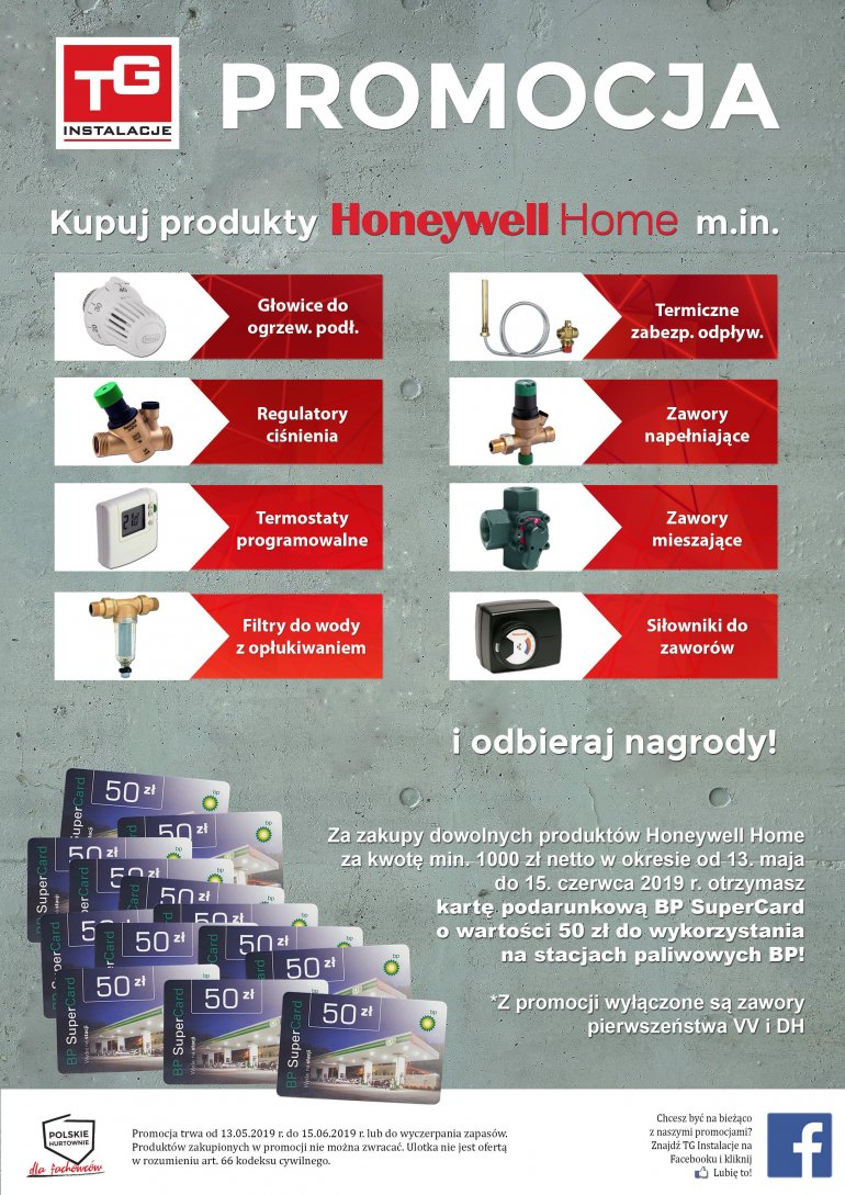 Promocja Honeywell Home w TG Instalacje