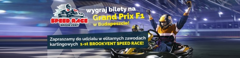 Zawody kartingowe BROOKVENT SPEED RACE