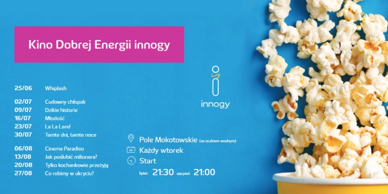 "Kino Dobrej Energii innogy" na Polu Mokotowskim
