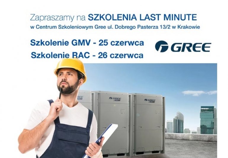 Szkolenia Autoryzacyjne LAST MINUTE w Centrum Szkoleniowym GREE w Krakowie
