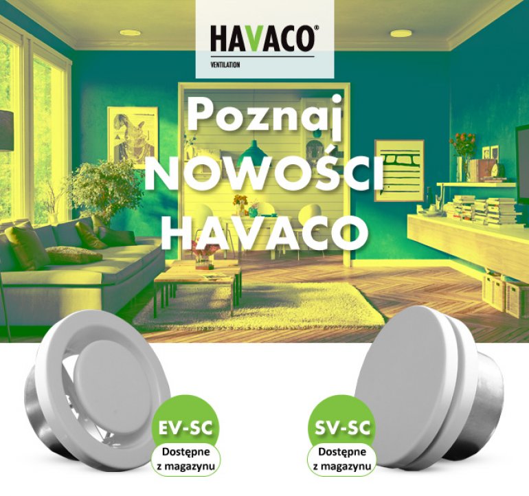 Zawory powietrzne typu skandynawskiego. Nowość HAVACO