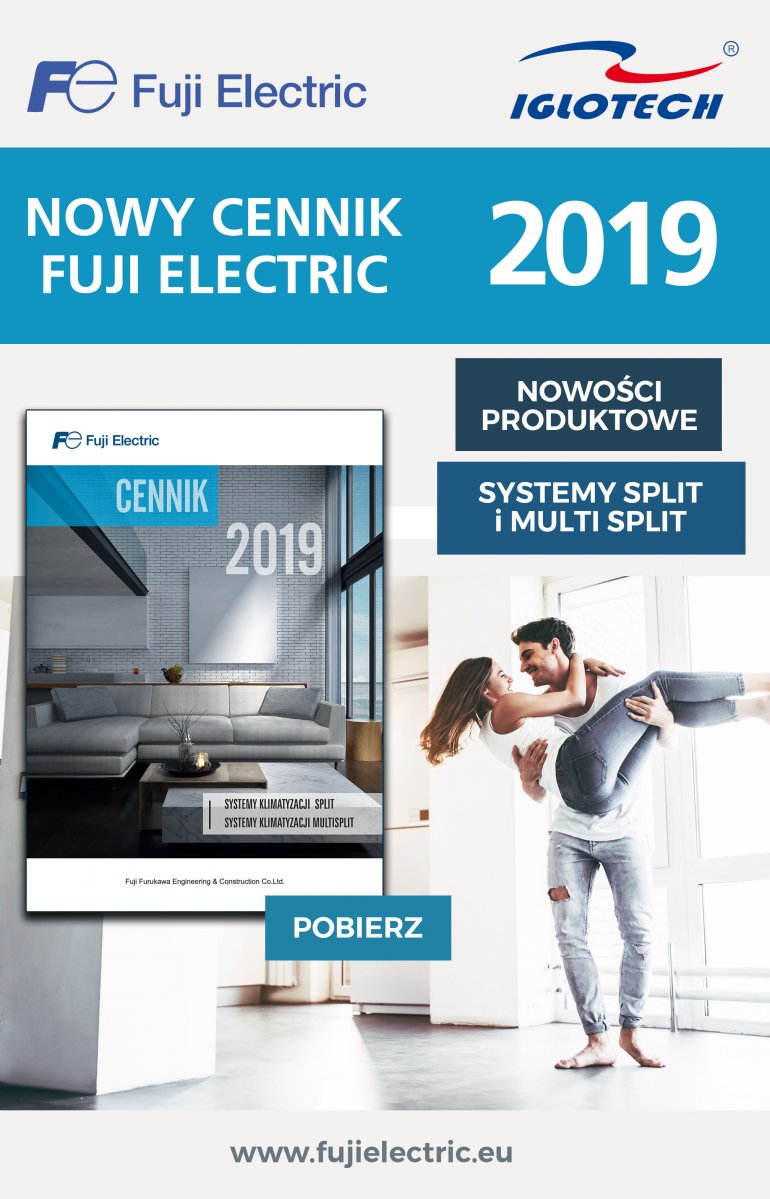 Nowy cennik Fuji Electric 2019 HvacPR
