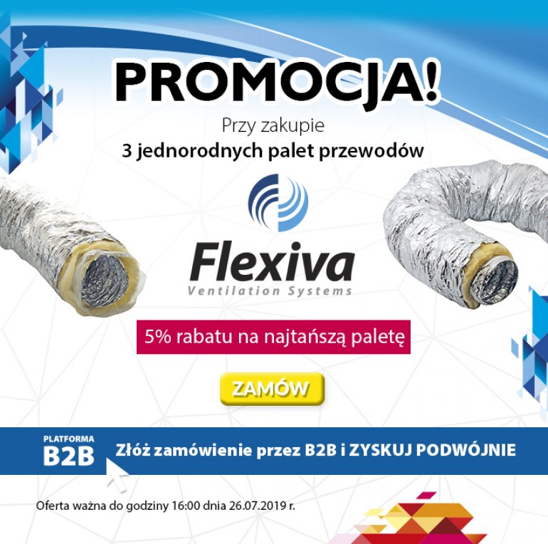Tylko do końca tygodnia dodatkowe 5% rabatu na przewody Flexiva!