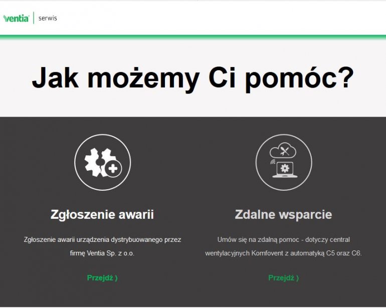 Nowy system serwisowy VENTIA – w czym możemy Ci pomóc?