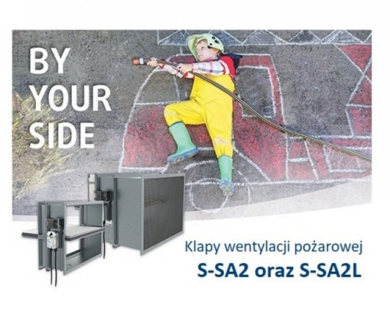 Klapy wentylacji pożarowej S-SA2 oraz S-SA2L