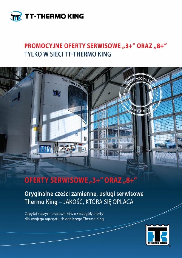 Promocyjne oferty serwisowe 3+ oraz 8+ | Thermo King