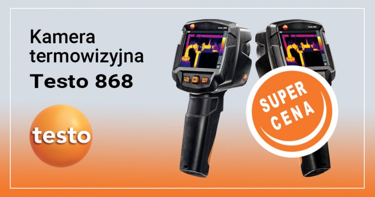 Scheissl - promocja na kamerę termowizyjną Testo 868