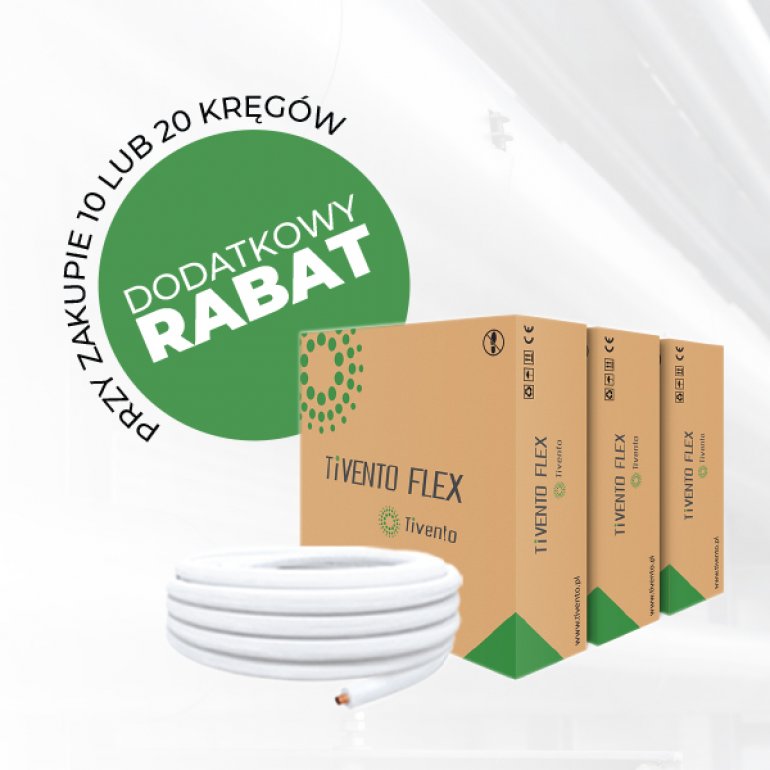 Dodatkowy rabat na rury miedziane w otulinie Tivento Flex | wrzesień 2019 | Thermosilesia