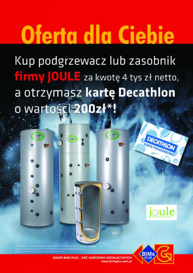 Kup podgrzewacz lub zasobnik firmy JOULE