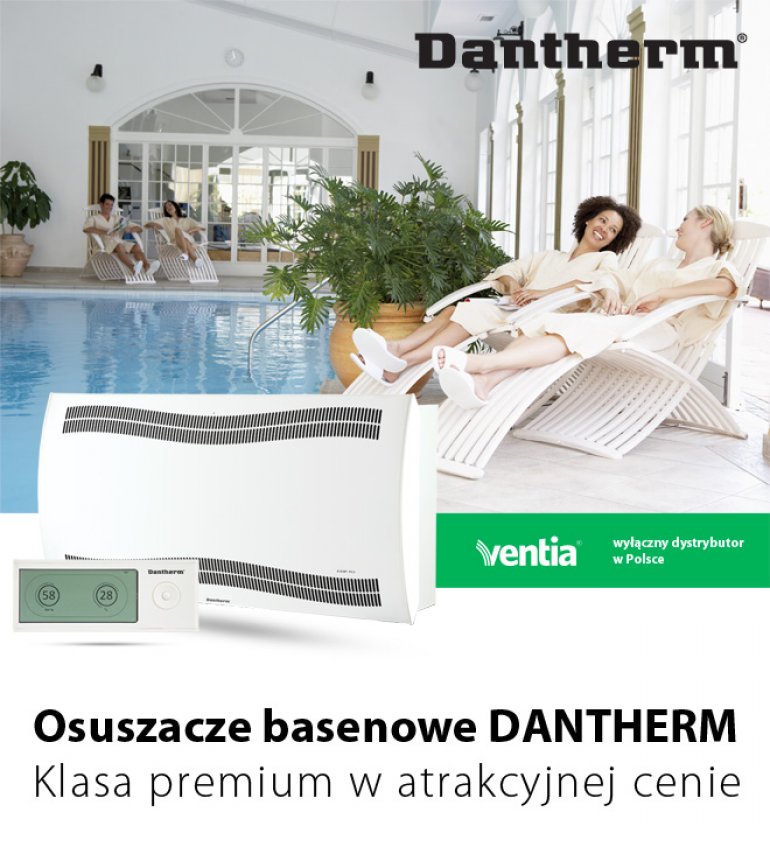 Osuszacze basenowe DANTHERM od Ventia