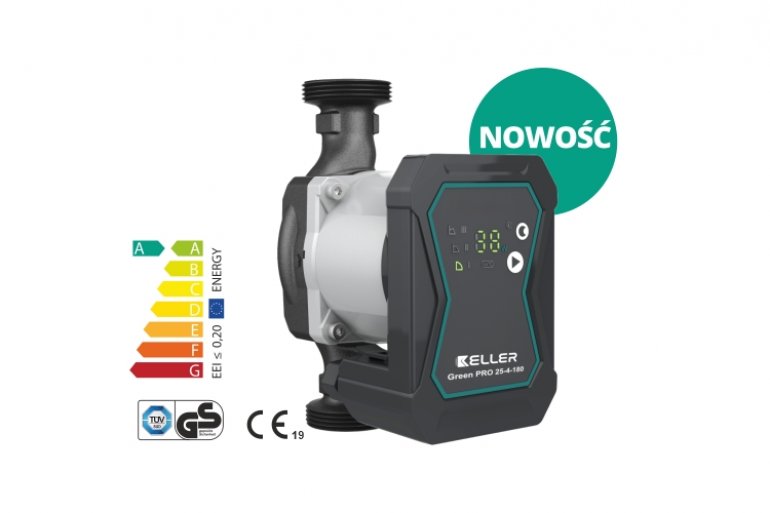Pompa elektroniczna obiegowa KELLER Green PRO | Nowość w ofercie Grupy SBS