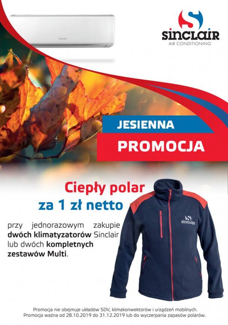 Jesienna promocja SINCLAIR 2019