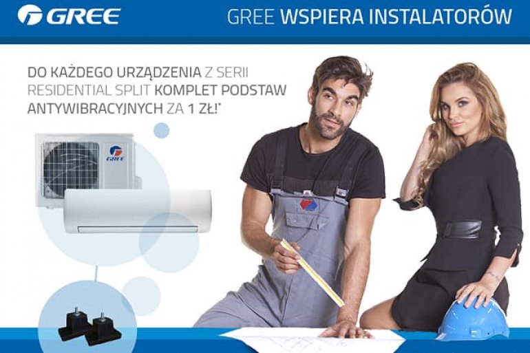 Promocja specjalna – GREE wspiera Instalatorów