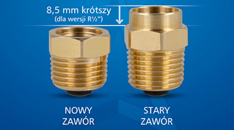 Zmiana zaworu stopowego w odpowietrzniku automatycznym pionowym