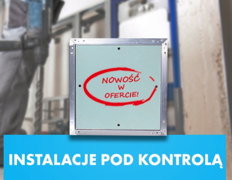 Klapy rewizyjne do systemów suchej zabudowy | Knauf