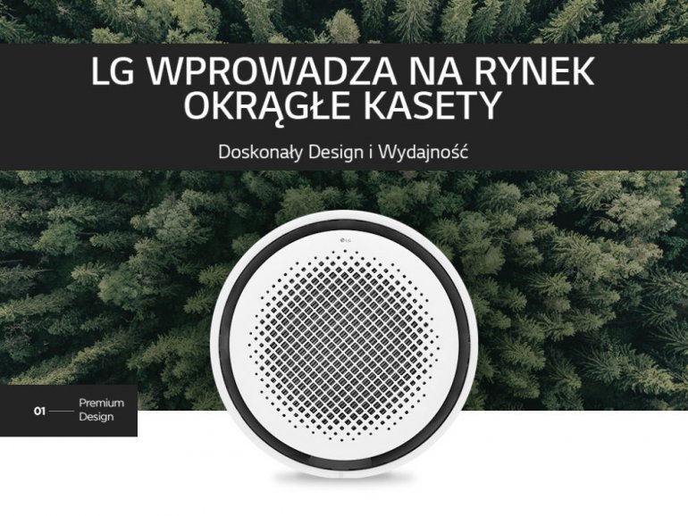LG Air Solution trafia w punkt ze swoją nową okrągłą kasetą