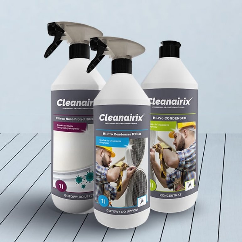 Atrakcyjne zestawy chemii profesjonalnej Cleanairix | kwiecień 2020 | Thermosilesia