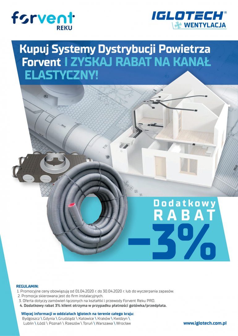 System Dystrybucji Powietrza z rabatem! | kwiecień 2020 | Iglotech