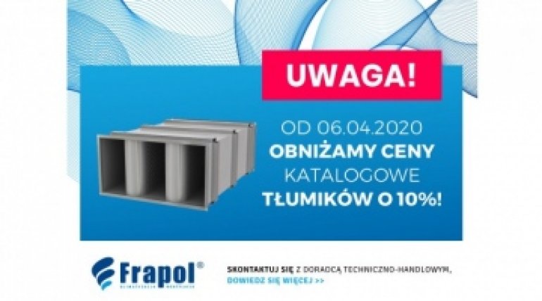 Niższe ceny tłumików Frapol