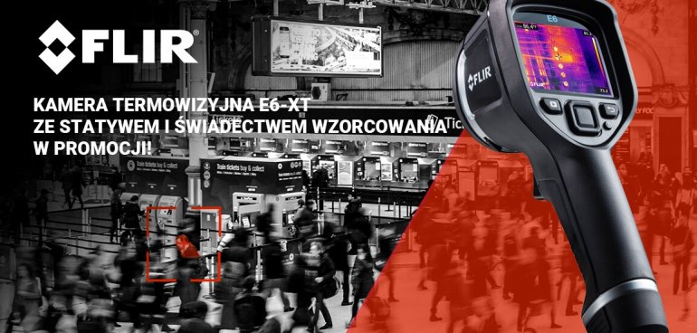 Kamera do badania temperatury ciała ze statywem oraz świadectwem wzorcowania!