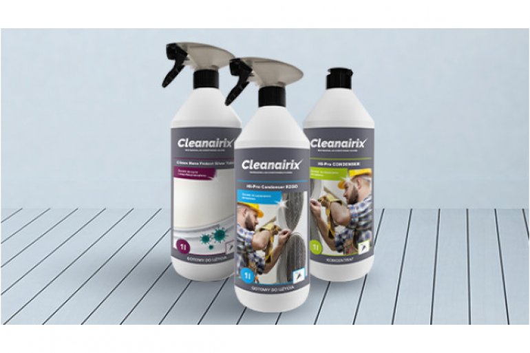Zestawy chemii profesjonalnej Cleanairix | czerwiec 2020 | Thermosilesia