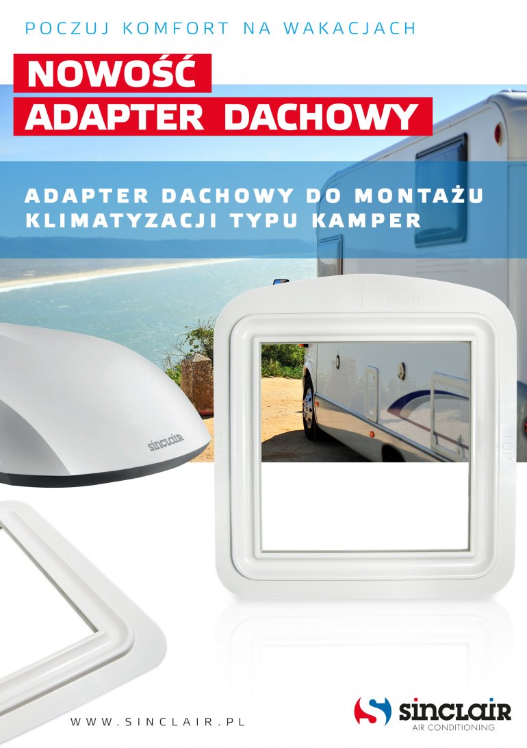 Adapter dachowy do montażu klimatyzacji typu kamper
