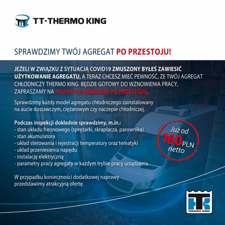 Zapraszamy na inspekcję agregatu po przestoju