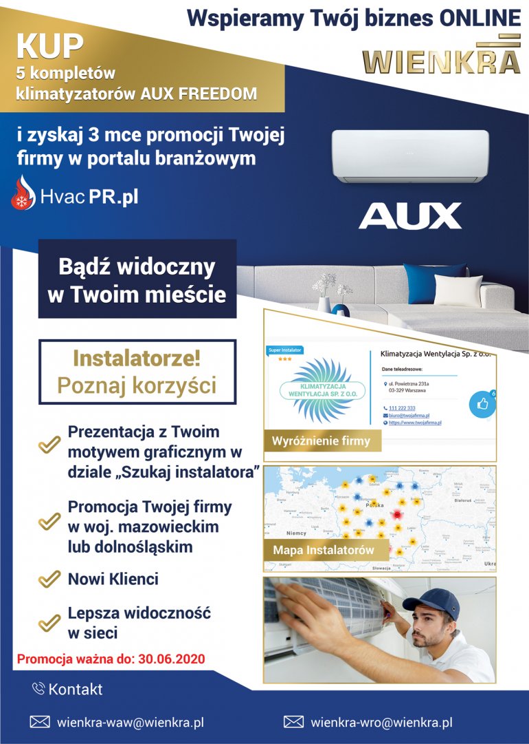 Instalatorze! Wspieramy Twój biznes ON-LINE! | WIENKRA