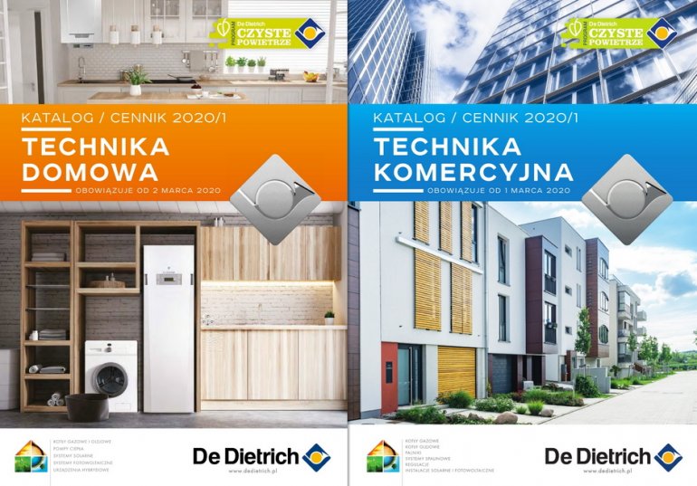 Zobacz nowy katalog produktów 2020/1 De Dietrich