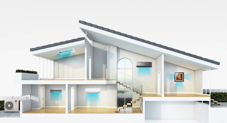 Wiele możliwości rozwiązań klimatyzacyjnych z LG Multi Split