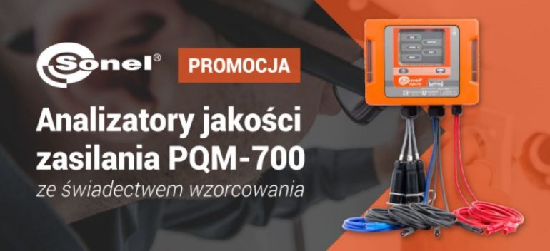 Analizatory jakości energii Sonel PQM w niższych cenach do końca roku!