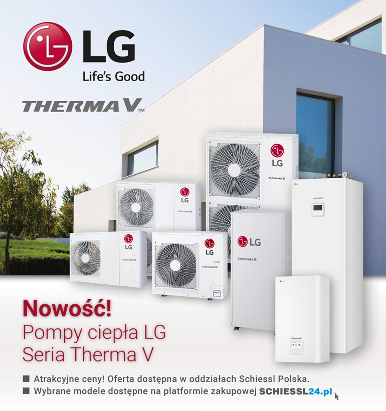 Pompy ciepła LG seria Therma V w ofercie Schiessl Polska