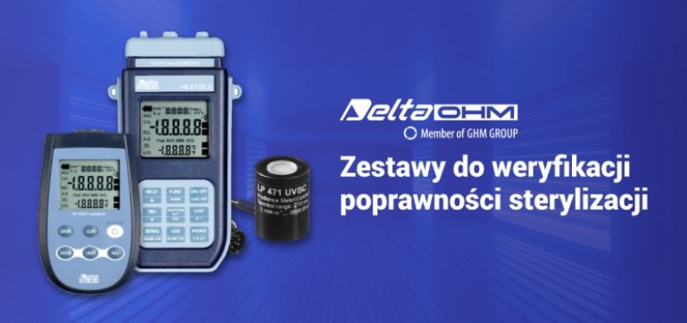 Zestawy do weryfikacji poprawności sterylizacji Delta OHM z nową sondą radiometryczną