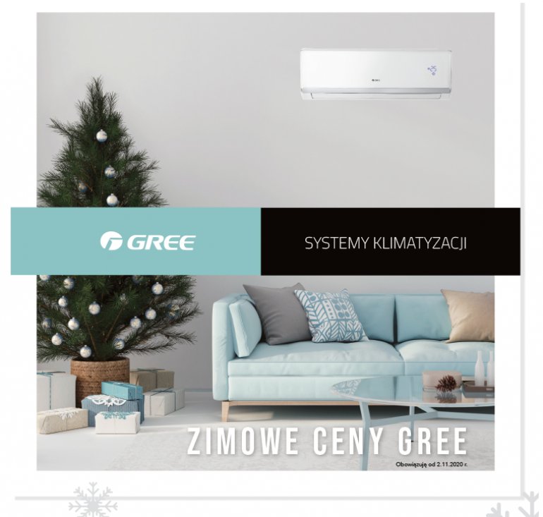 Zimowe obniżone ceny Gree w Alfaco