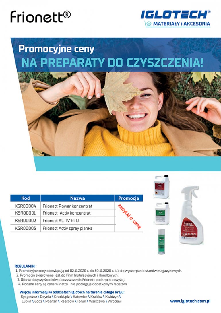 Promocyjne ceny na preparaty do czyszczenia!