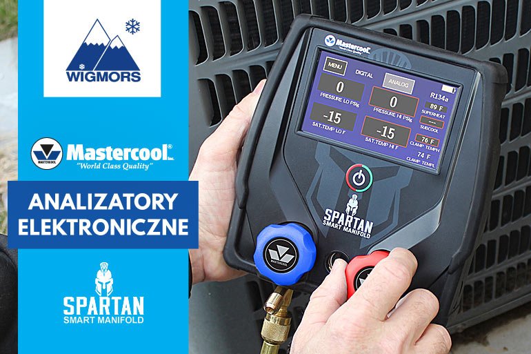 Nowoczesne analizatory elektroniczne Mastercool Spartan