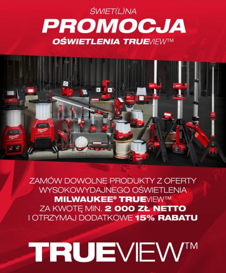 Promocja oświetlenia TRUEVIEW™