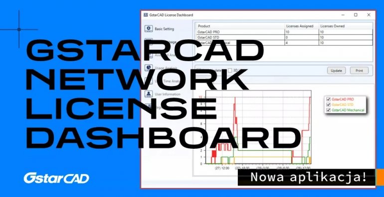 GstarCAD Network License Dashboard