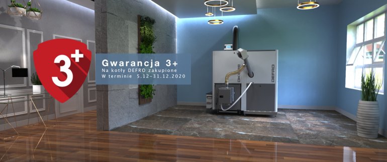Kup Kocioł Defro w terminie 5.12 – 31.12.2020 r. i uzyskaj dodatkową 3 letnią gwarancją na szczelność wymiennika oraz dodatkową roczną gwarancją na sterownik